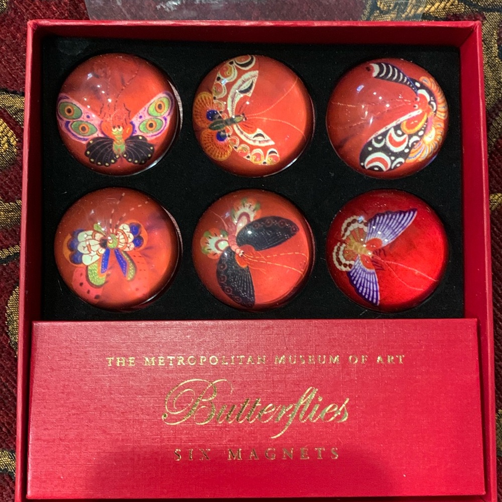 The Metropolitan Museum Butterfly Magnets (6)